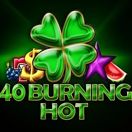 Logo of 40 Burning Hot from Amusnet Interactive at Twindor Casino