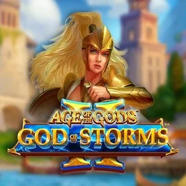 Age Of The Gods: God Of Storms 2 logo by Playtech at Twindor Casino
