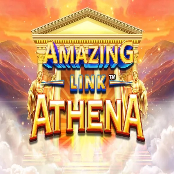 Amazing Link Athena slot logo by SpinPlay Games at Twindor Casino
