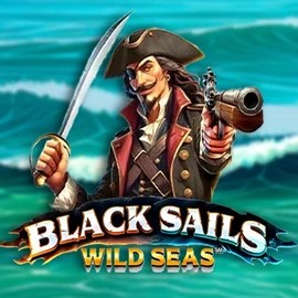 Black Sails Wild Seas slot logo by Infinity Dragon Studios at Twindor CasinoBlack Sails Wild Seas