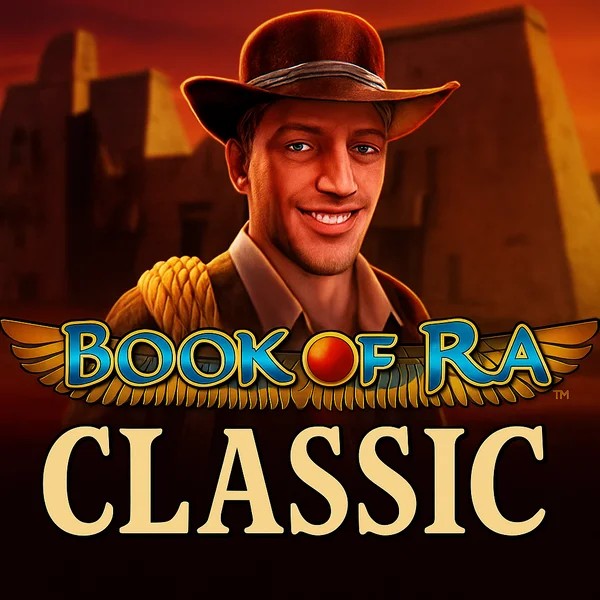 Book of Ra Classic online game logo by Novomatic on twindorr.com