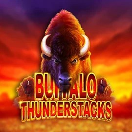 Buffalo Thunderstacks slot logo by Amatic Industries at Twindor CasinoBuffalo Thunderstacks