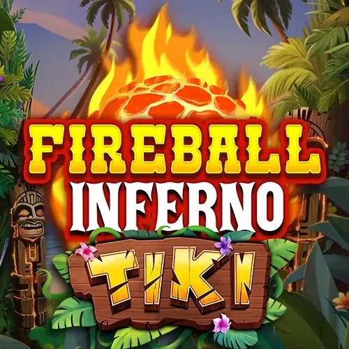 Fireball Inferno Tiki casino game by NetEnt – featured logo at Twindor Casino