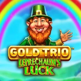 Gold Trio Leprechaun's Luck by Playtech, showcased at twindorr.com – game logo