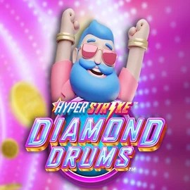 Logo of Hyper Strike Diamond Drums from Gameburger Studios at Twindor Casino