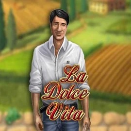 La Dolce Vita slot logo by Gamomat at Twindor CasinoLa Dolce Vita