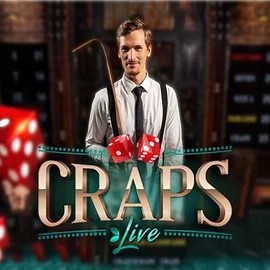 Live Craps online game logo by Evolution on twindorr.com