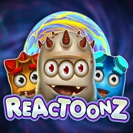 Reactoonz casino game by Play'n GO – featured logo at Twindor Casino