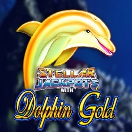 Logo of Dolphin Gold with Stellar Jackpots from Lightning Box Game at Twindor Casino