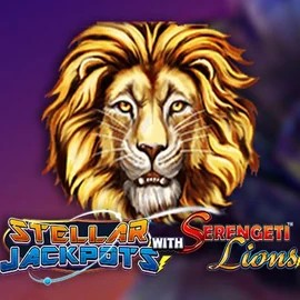Stellar Jackpots with Serengeti Lions logo by Lightning Box Game at Twindor CasinoStellar Jackpots with Serengeti Lions