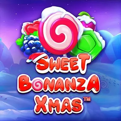 Official Slots logo: Sweet Bonanza Xmas Slot by Pragmatic Play at Twindor Casino