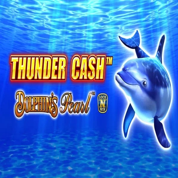 Official Slots logo: Thunder Cash Dolphins Pearl by Novomatic at Twindor Casino