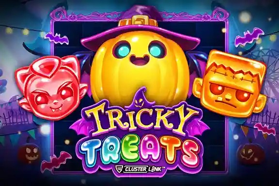 Tricky Treats logo by Push Gaming at Twindor Casino