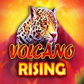 Volcano Rising slot logo by RubyPlay at Twindor Casino